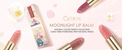 CATKIN Sparkling Lip Balm – Moonlight Color-Changing Lipstick, New Series Hydrating Lip Care