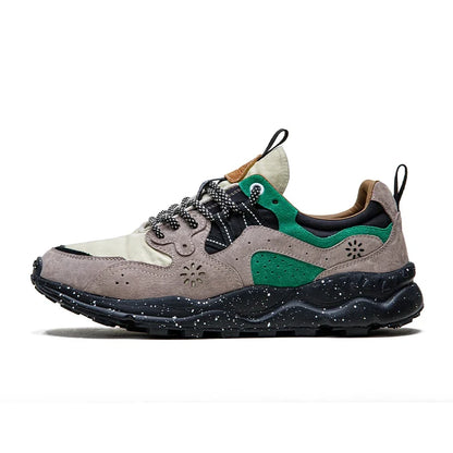Maden Patchwork Men’s Running Shoes - Breathable Lace-Up Sneakers with Thick Sole for Outdoor Sports & Casual Wear
