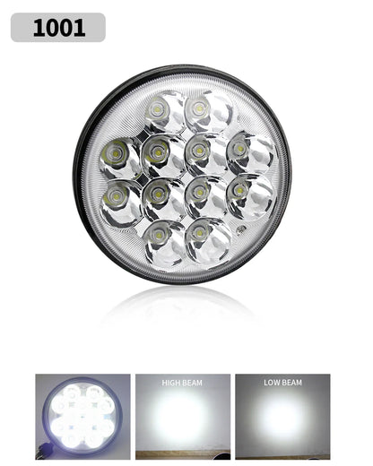 BraveWAY 5.75″ Round LED Motorcycle Headlight – White & Amber DRL with Gradient Halo Start-Up Welcome Light