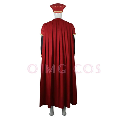 Lord Farquaad Cosplay Costume — Shrek Halloween & Carnival Outfit with Wig for Anime & Role-Playing Parties