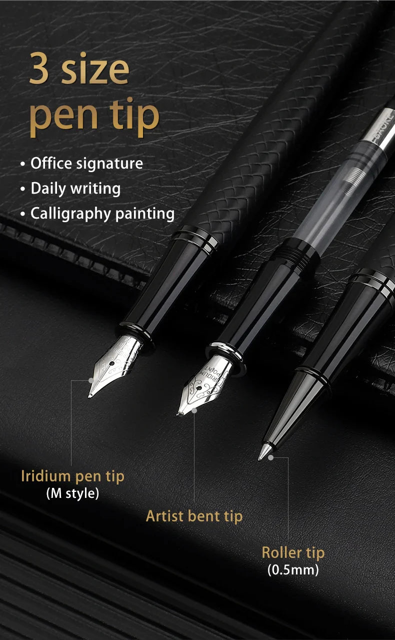 BAOKE T18 Luxury Fountain Pen & Roller Pen Set – Exquisite Gift Set