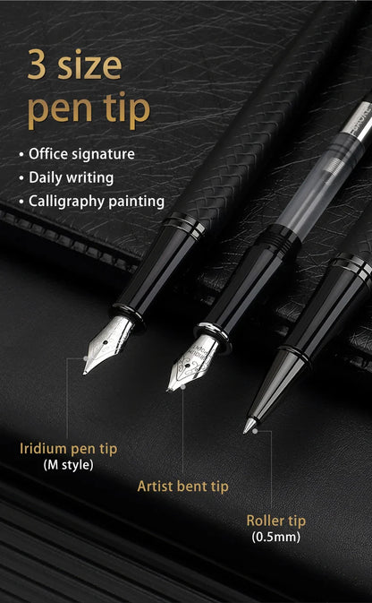BAOKE T18 Luxury Fountain Pen & Roller Pen Set – Exquisite Gift Set