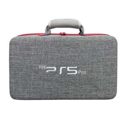 PS5 Pro Gaming Console Carrying Case - Large Capacity Organizer Bag with Shoulder Strap | Protective Storage Accessory