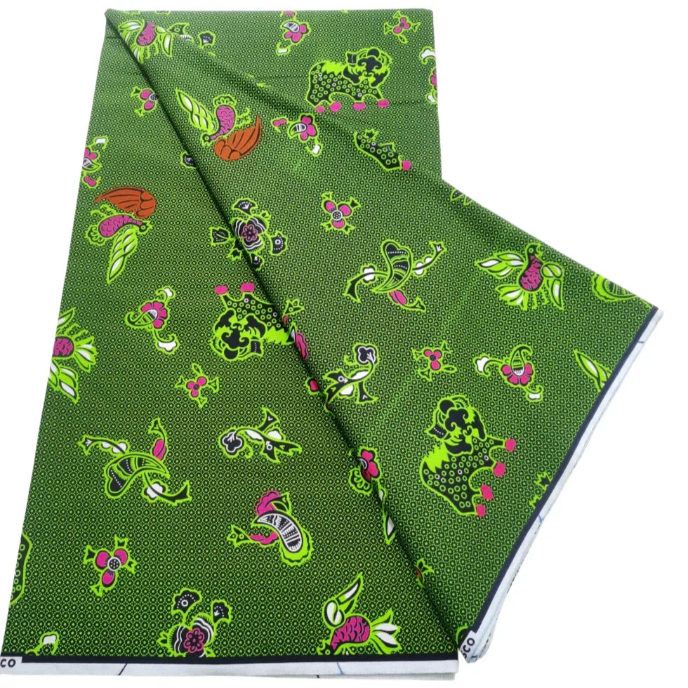 100% Cotton Real Wax Ankara Fabric - 2026 African Print Wedding Dress Sewing Fabric