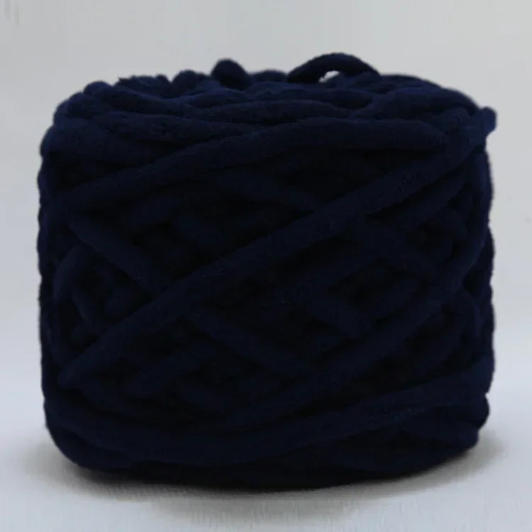 100g Chenille Knitting Yarn – Soft Thick Cotton Ice Strip Wool for DIY Hand Knitting Scarves & Crafts