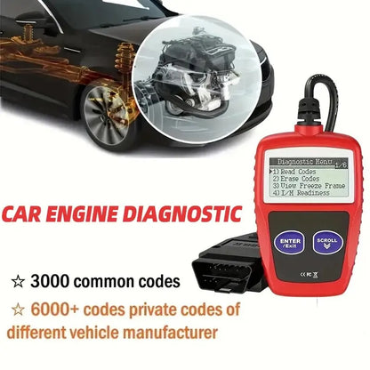 Car Fault Diagnosis Instrument OBD2 - Clear Fault Codes Diagnostic Scanning Tool (Universal Version)