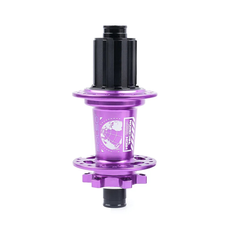 POLSO MH011 MTB Bike Hub – 32H/36H Mountain Hub for 8-12 Speed, 100x15mm & 142x12mm Disc Brake Bicycle