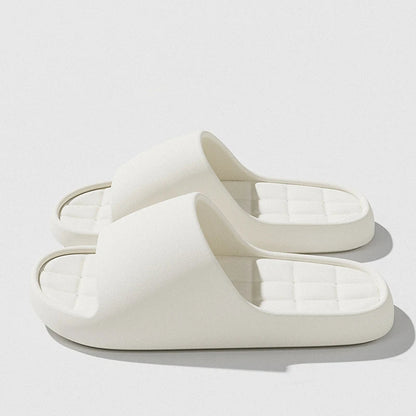 Men's Lightweight Summer Slides - Non-Slip Soft Sole Beach Sandals for Indoor & Outdoor Wear