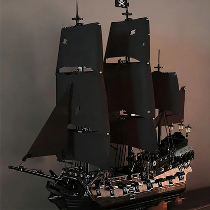 2025 MOC 2862PCS Black Pearl Pirate Ship Building Blocks — Sailboat Model Toy | Kids Birthday Gift