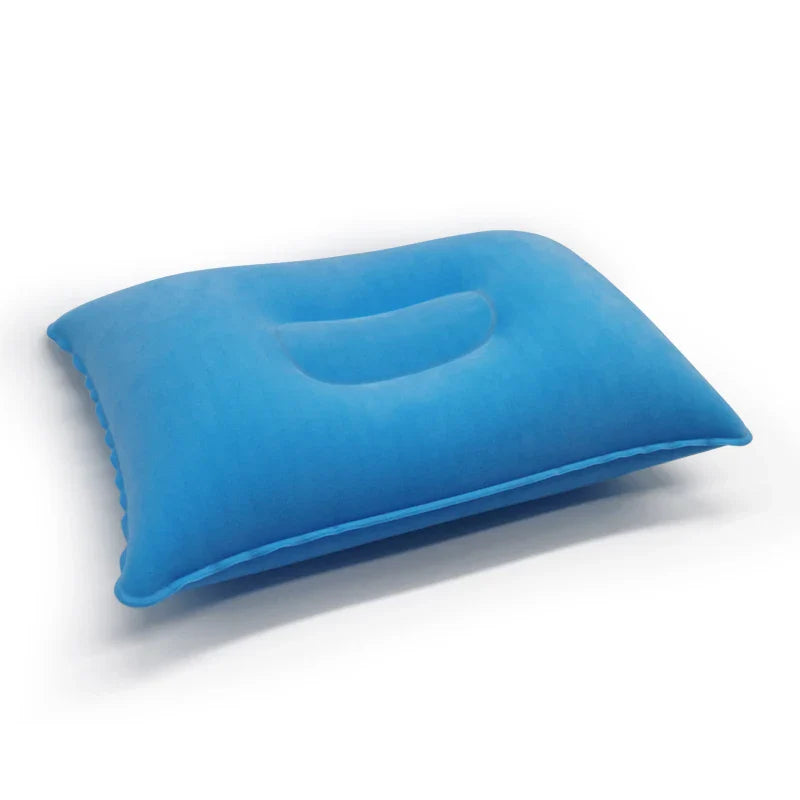 Inflatable Air Pillow Bed – PVC Nylon Camping & Travel Pillow for Neck and Back Support