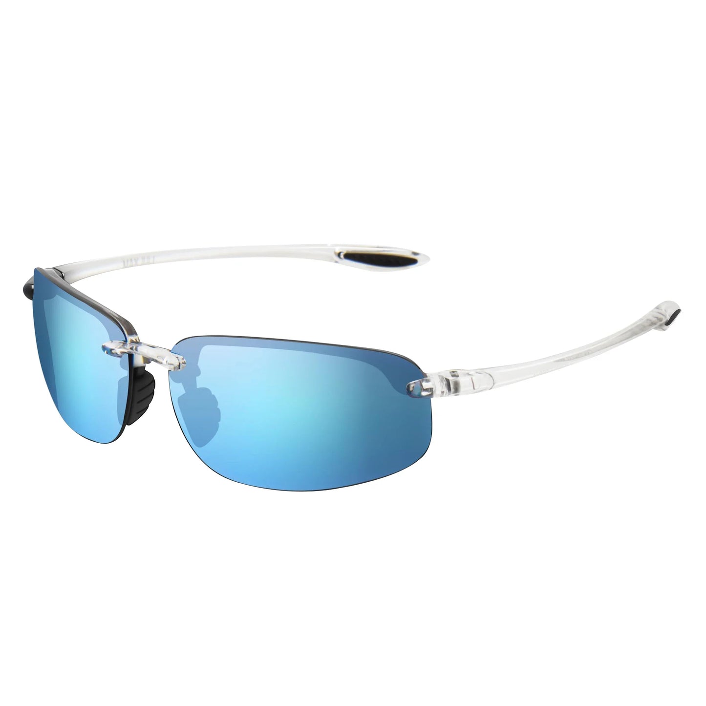 JULI Sports Sunglasses – TR90 Rimless Frame, UV400 Protection for Men & Women, Ideal for Cycling, Running, Fishing, Baseball, and Driving, Model 8001