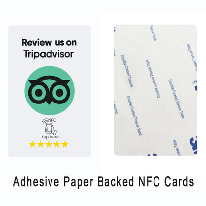Universal NFC Google Review Cards – Instagram & Facebook Tap-to-URL Social Business Cards for Android & iPhone