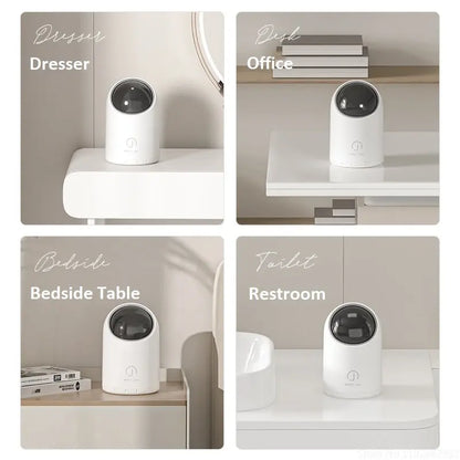 Mini Wave Sensor Trash Can – Cute, Intelligent Induction Desktop Waste Bin for Living Room, Bathroom, Office Desk