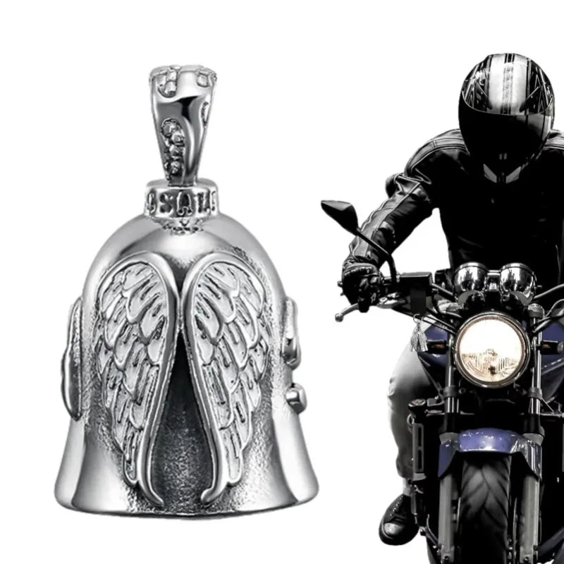 Angel Guardian Biker Riding Bell – Portable Motorcycle and Bicycle Gift Accessory