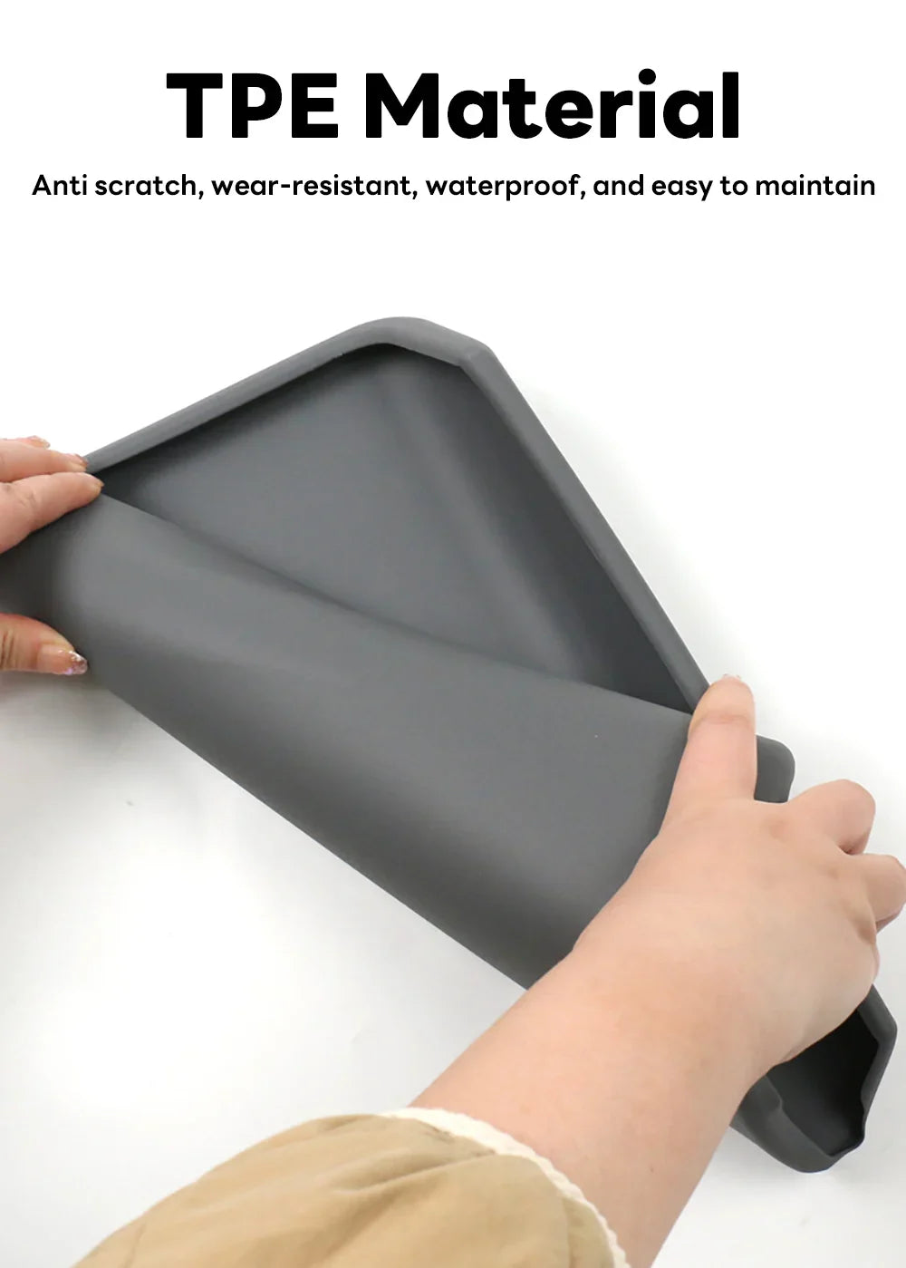 TPE Soft Center Console Armrest Cover – Compatible with Tesla Model Y Launch 2025 & Model 3 Highland 2024 Accessories