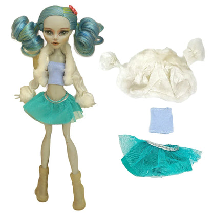 11-Inch Doll Clothes for 1/6 Dolls – Casual Dress & Fashion Outfits for 27 CM Girls' Dolls, DIY Toy Clothing