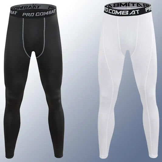 Men’s Compression Pants — Quick-Dry Running, Training & Fitness Tights