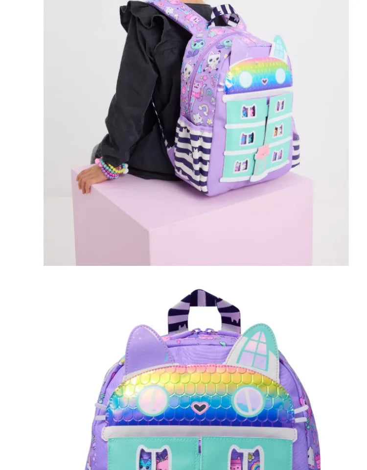 New Australia Smiggle Gabby Schoolbag Set – Girls Shoulder Backpack with Meal Bag, 14-Inch, Perfect Semester Gift