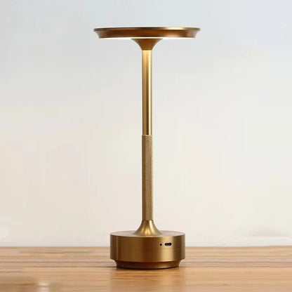 Wireless LED Touch Sensor Table Lamp - Rechargeable Desktop Night Light for Bedroom, Hotel, Bar & Restaurant Decor