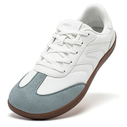 HOBIBEAR Unisex Barefoot Sneakers — Wide-Toe Minimalist Zero Drop Lace-Up Casual Shoes, Non-Slip for Men & Women