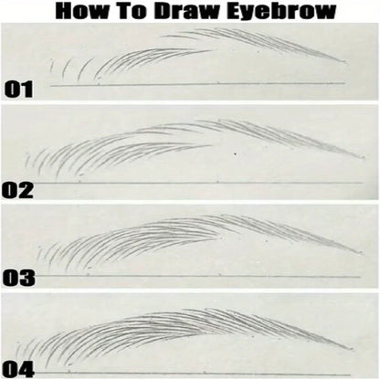 Ultra Fine Eyebrow Pen | 0.008mm Waterproof, Smudge-Proof, Sweat-Proof, Long-Lasting, High Pigmented Liquid Pencil