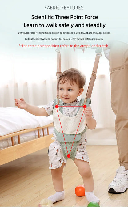 Toddler Infant Walker Harness — Baby Walking Support Belt & Trainer for Learning to Walk
