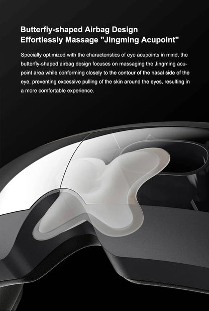 Xiaomi Mijia Smart Eye Massager – Hot Compress & Zone Massage Glasses with Mi Home App