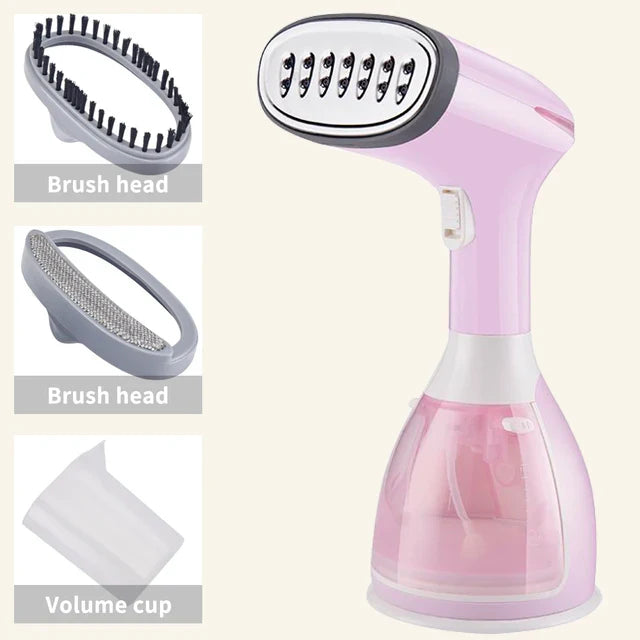 saengQ Handheld Garment Steamer – 1500W Electric Fabric Steamer, 280ml Portable Fast-Heat Vertical Steam Iron for Clothes