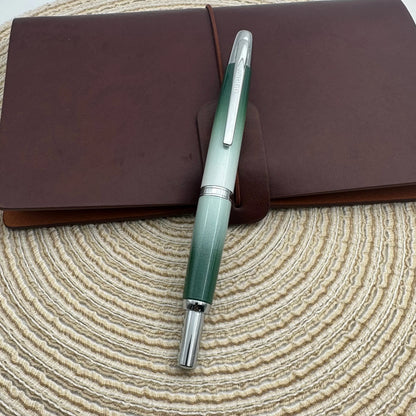 Jinhao 10 Limited Edition Gradient Fountain Pen — Retractable Press, EF/F Nib with Ink Converter, Writing Gift Pen