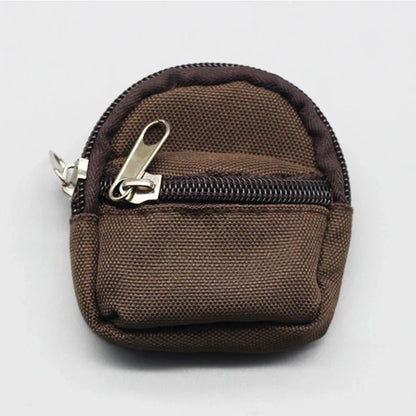 Labubu Doll Canvas Backpack – Cute Simulation Pet Bag for 15–17cm Dolls