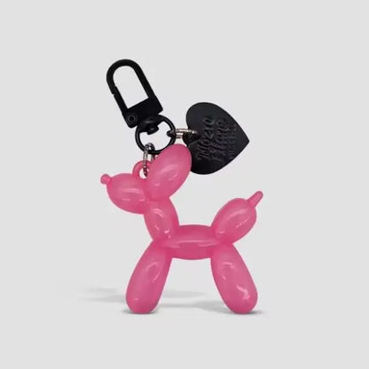 Cute Cartoon Balloon Dog Keychains - Couple Key Ring, New Car Holder Jewelry, Gift Decoration Accessories