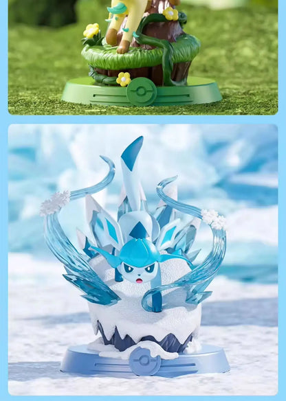 9-Style Pokemon Eeveelution Figures – Espeon, Sylveon, Glaceon, Leafeon, Vaporeon, Umbreon, Flareon Anime Pocket Monster Toy