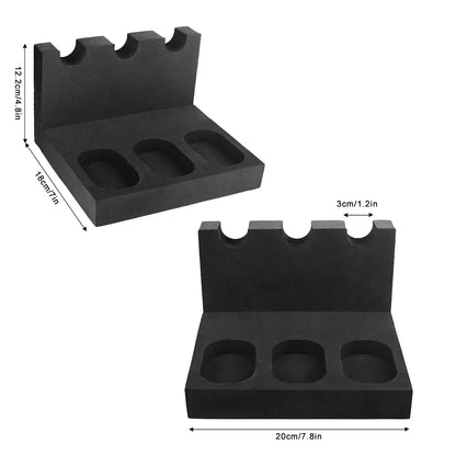 3/4/6 Slot Foam Gun Rack - Universal Pistol Holder for Glock, Handgun Display Stand & Gun Safe Organizer