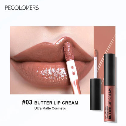 Butter Silky Hydrating Lip Gloss – Long-Lasting Liquid Lipstick in Pink & Red Tones