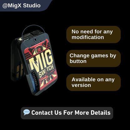 MigX Touch Version Flash Cart — Universal MigSwitch Card for Nintendo Switch