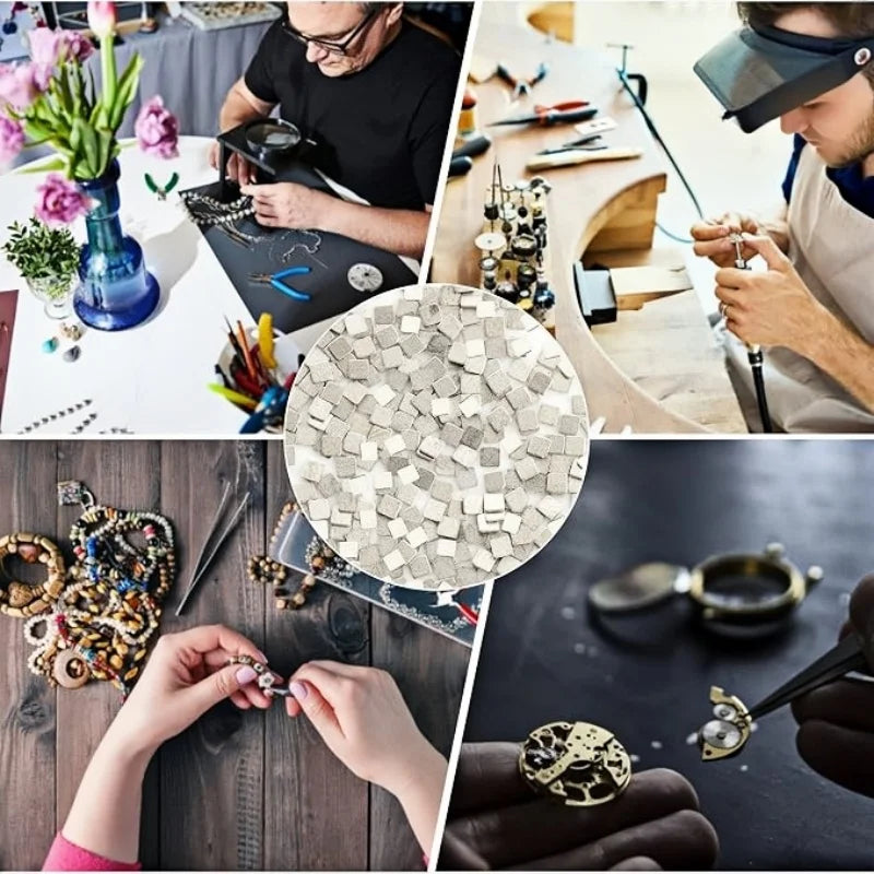 Silver Solder Wire Sheet - Jewelry Repair Welding Supplies for Rings & Bracelets DIY Crafts