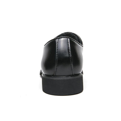 Luxury Men’s Leather Oxford Dress Shoes – High-Quality Gentleman Wedding & Office Shoes 2024