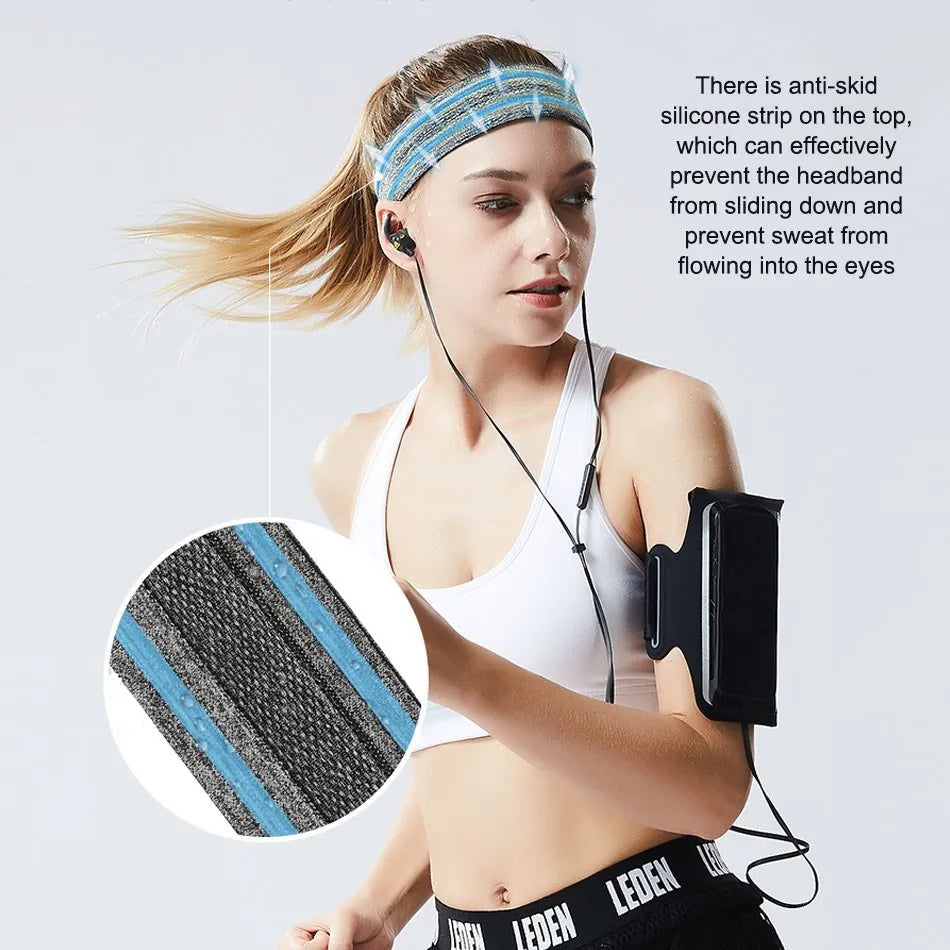 WorthWhile Sports Headband – Anti-Slip Breathable Sweatband for Men & Women, Gym, Yoga, Basketball, Volleyball & Fitness Training