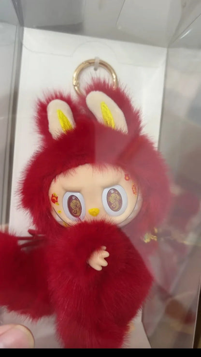 Pink Labubu Mokoko Series Spring Flower Doll – 1:1 High-Quality Replica Sweetheart Edition | Kawaii Pendant Decoration Gift
