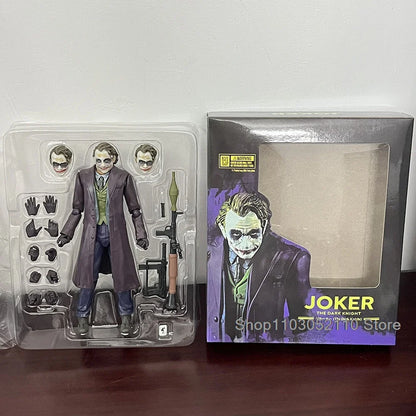 SHF Joker & Harley Quinn Action Figures – Movie & Anime Horror Models, Joint Movable Toys, Halloween Gifts