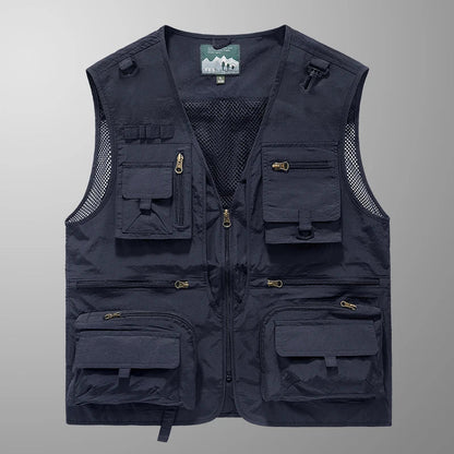 2024 Men’s Versatile Vest — Fashionable Spring, Summer & Autumn Trendy Jeep Style Casual Wear