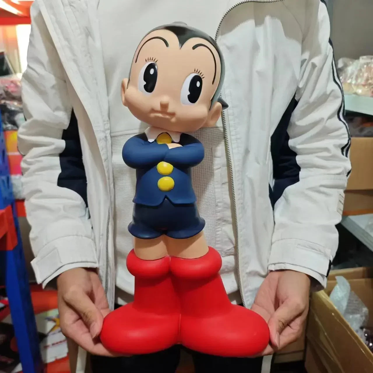 40CM AstroBoy Mighty Atom PVC Action Figure – Movable Anime Statue Collectible Toy, Holiday Gift