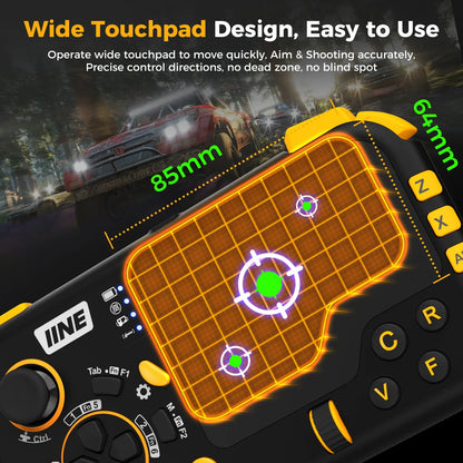 IINE Ungrade Wireless Mouse & Keyboard Combo — Touchpad Controller Set for PC