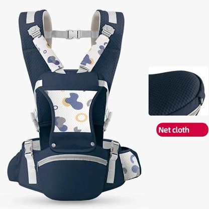 2026 Ergonomic Newborn Baby Carrier Backpack – Infant Hip Seat Front-Facing Kangaroo Wrap Sling for Travel & Hands-Free Comfort