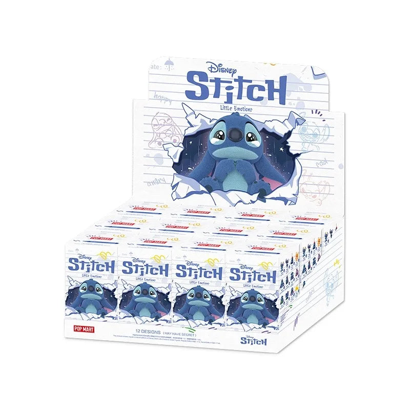 Original Pop Mart Stitch Little Emotion Series Blind Box – Stitch & Lilo Anime Figure, Mystery Box Collectible, Trendy Room Decor & Gift