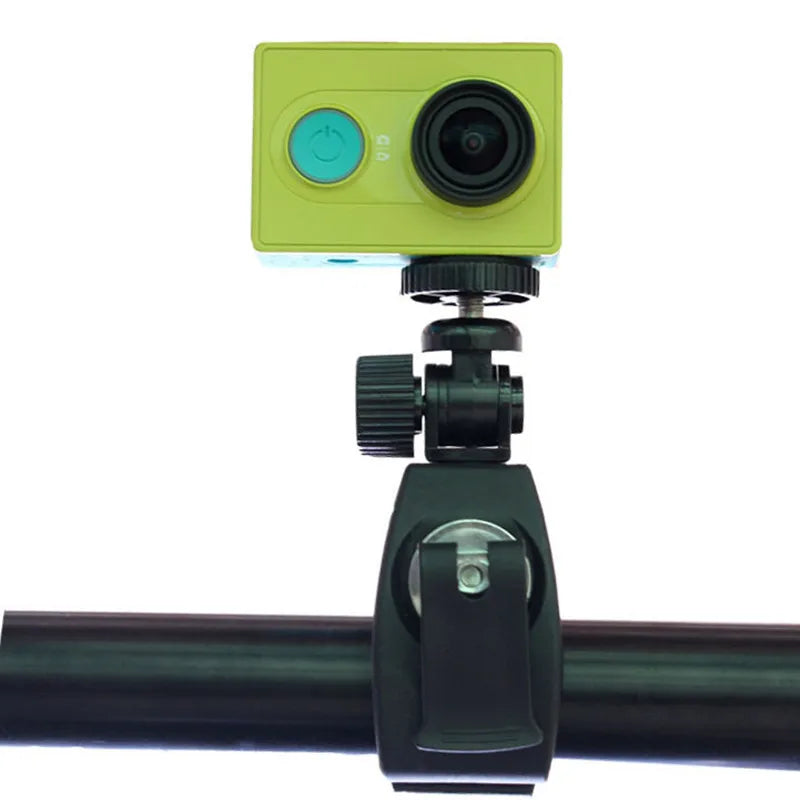Handlebar Mount Bracket for GoPro & Action Cameras — Bike & Motorcycle Holder for GoPro 12/10/9/8/5, DJI, Insta360, SJCAM