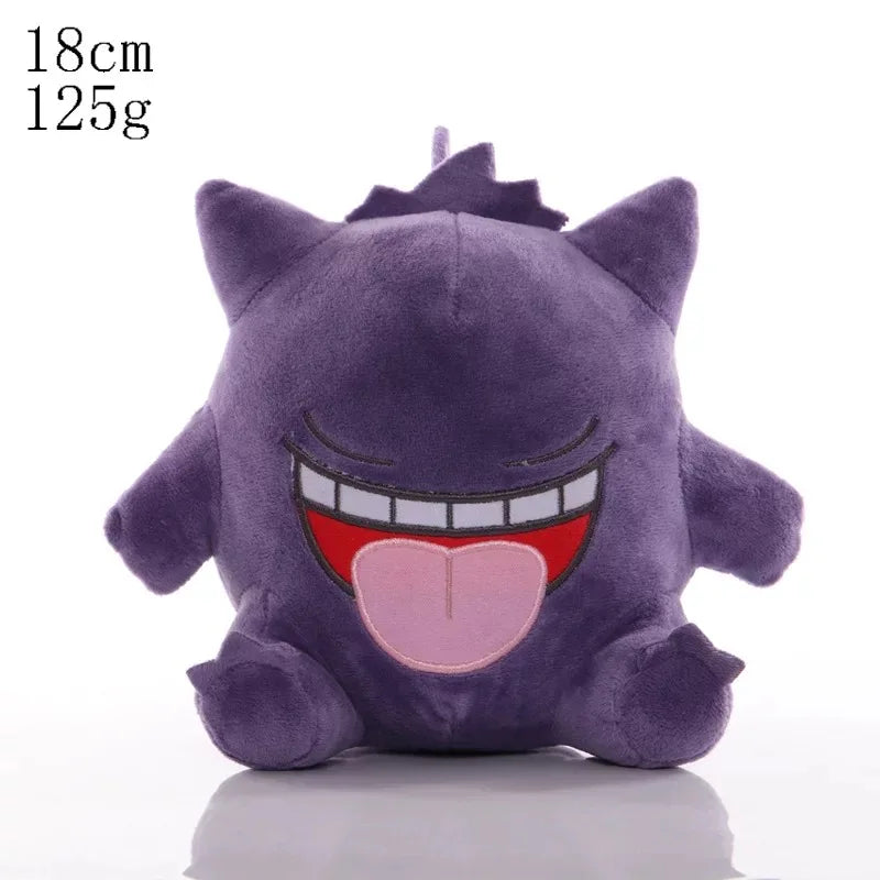 Pokemon Plush Toys Collection — Pikachu, Squirtle, Charmander, Bulbasaur, Charizard, Gengar & Mewtwo Stuffed Dolls for Kids Gifts