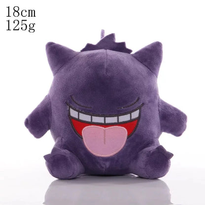 Pokemon Plush Toys Collection — Pikachu, Squirtle, Charmander, Bulbasaur, Charizard, Gengar & Mewtwo Stuffed Dolls for Kids Gifts
