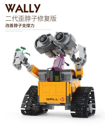 Robot Mobilization Lego-Compatible Puzzle Building Blocks – Wall-E Assembly Model Toy for Kids & Gifts