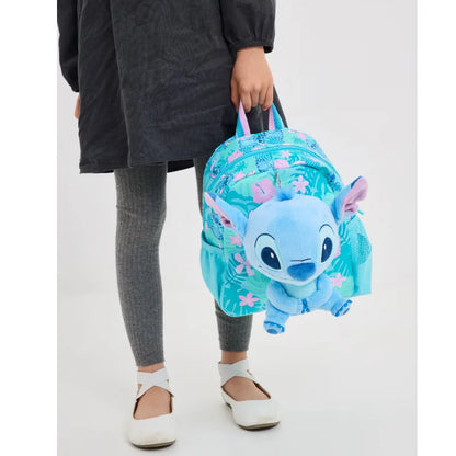 7PCS Genuine Australia Stitch Kawaii Set — Children’s School Backpack, Lunch Bag & Water Cup, Double Shoulder Bag for Girls, Gift Set